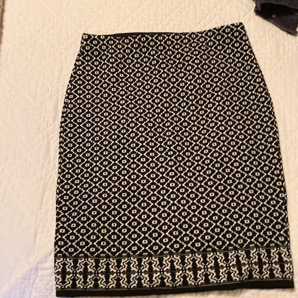 Cute Max Studio jersey skirt black/white